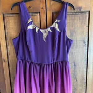 Her Universe Destination Disney Tangled Ombré Dress